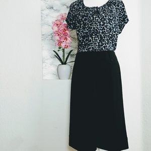 Ann Taylor Loft Black Gauchos